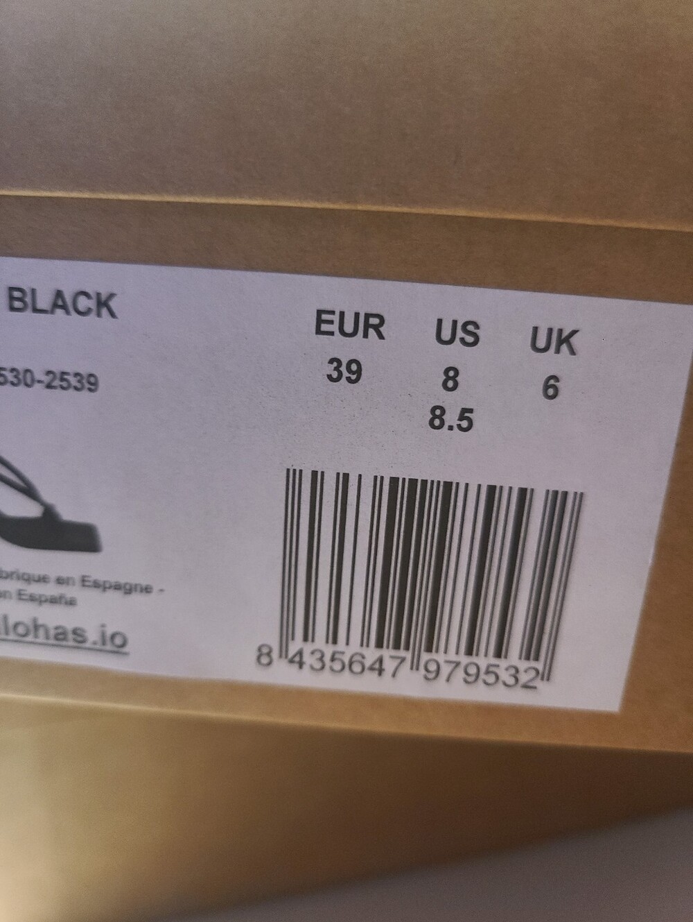 Alohas - Sheila Black High Heel Sandals Womens Size 8.5 (39) - Picture 10 of 11